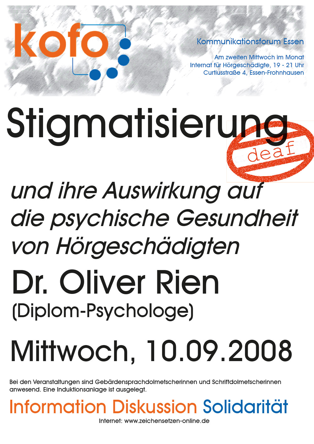 tigma und Hörschädigung – psychische Folgen und hilfreiche Strategien