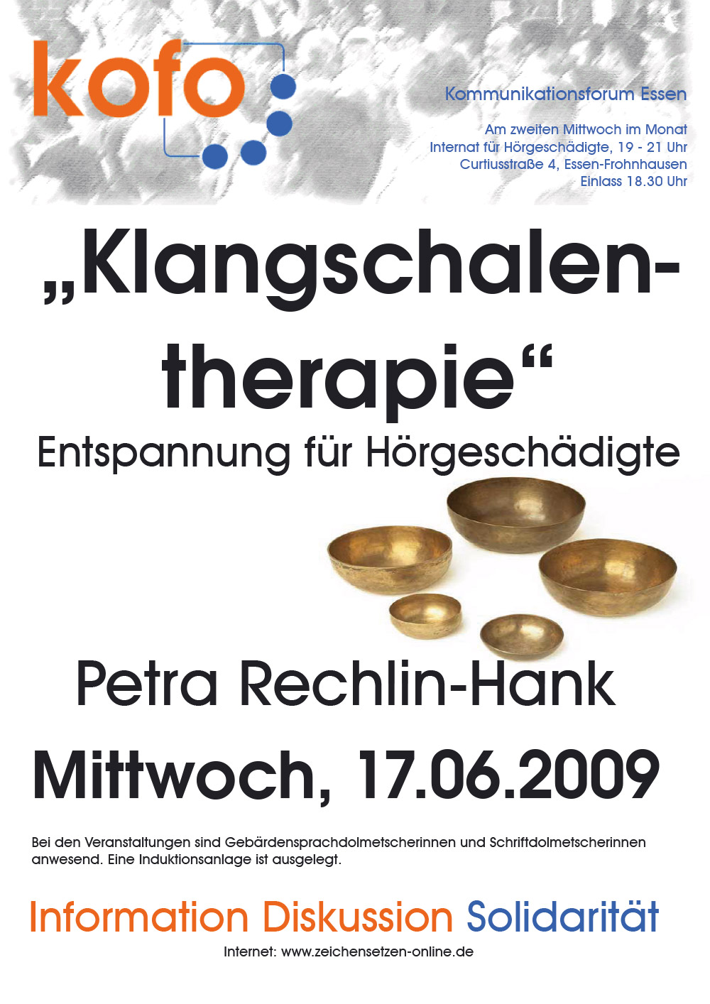 Klangschalentherapie