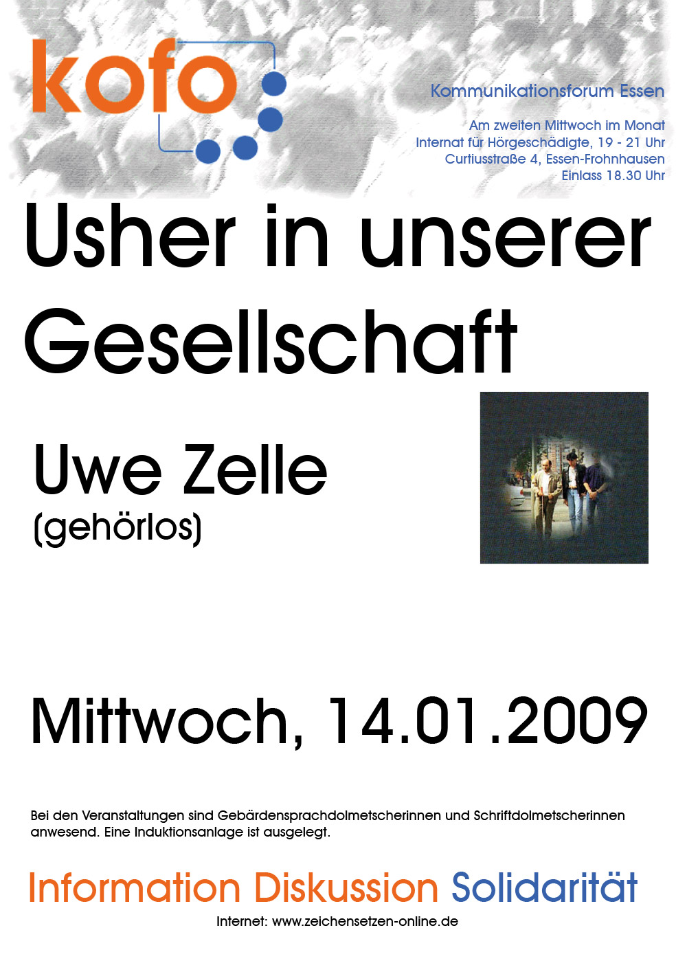 Usher in unserer Gesellschaft