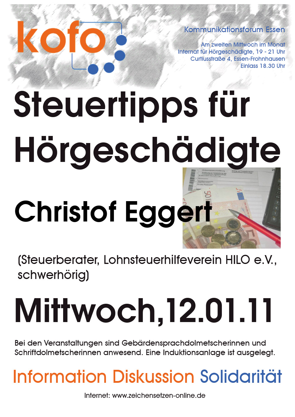 Steuertipps für Hörgeschädigte