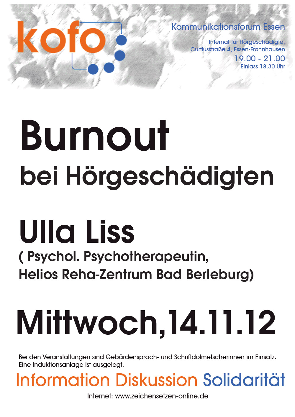 Burnout bei Hörgechädigten