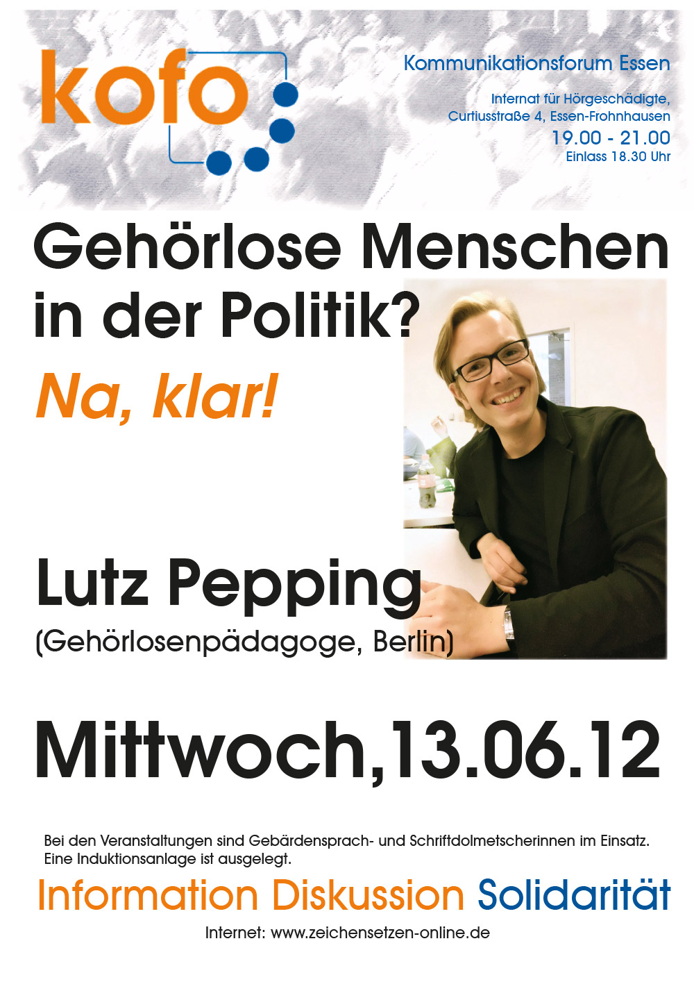 Gehörlose Menschen in der Politik – na, klar!