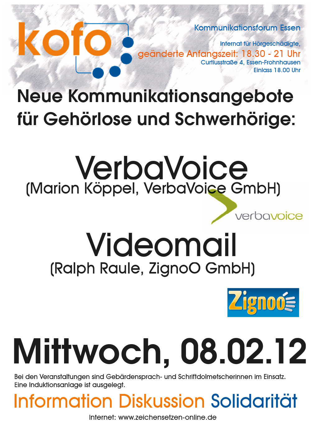 VerbaVoice – neue Kommunikationsangebote für Gehörlose und Schwerhörige