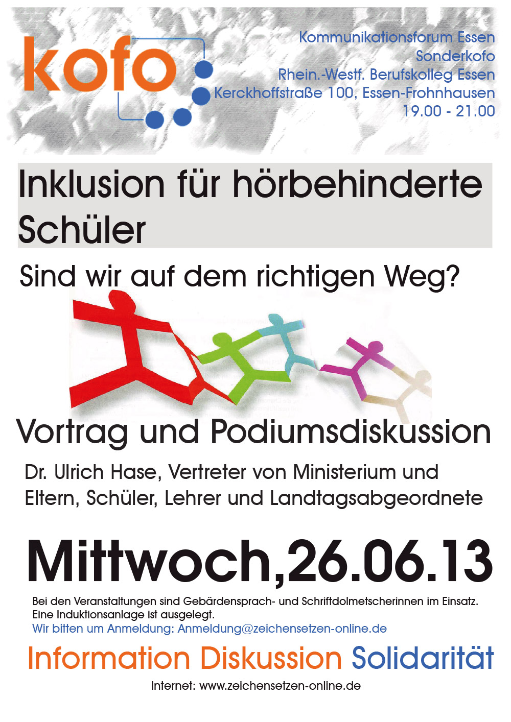 Inklusion für hörbehindete Schüler