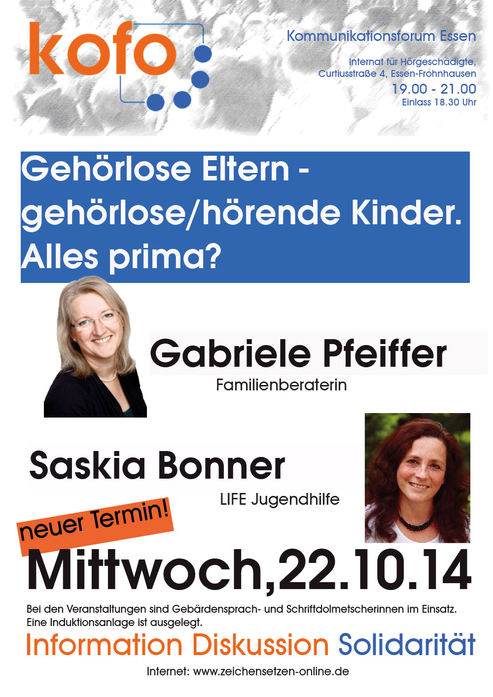 Gehörlose Eltern – gehörlose/hörende Kinder. Alles prima?