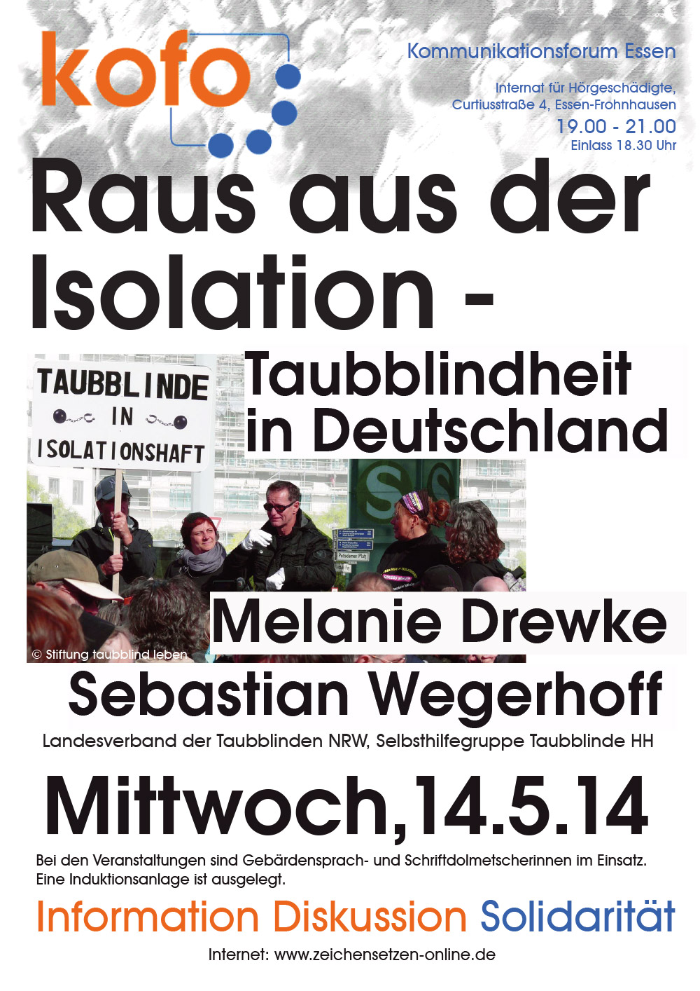 Raus aus der Isolation – Taubblindheit in Deutschland