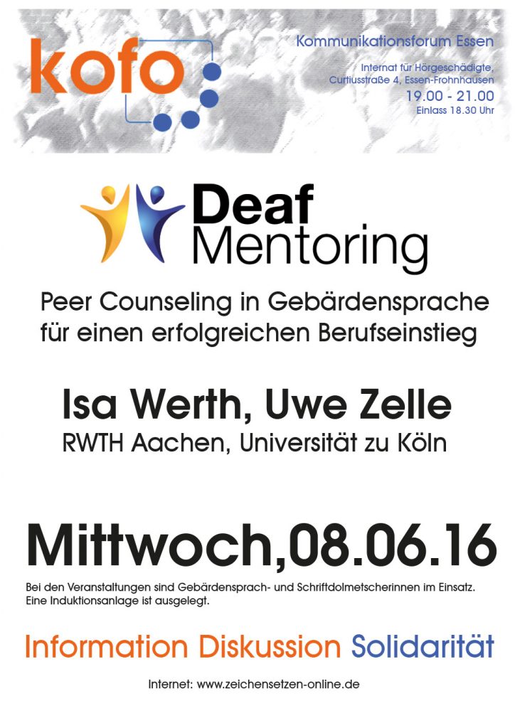 Deaf Mentoring