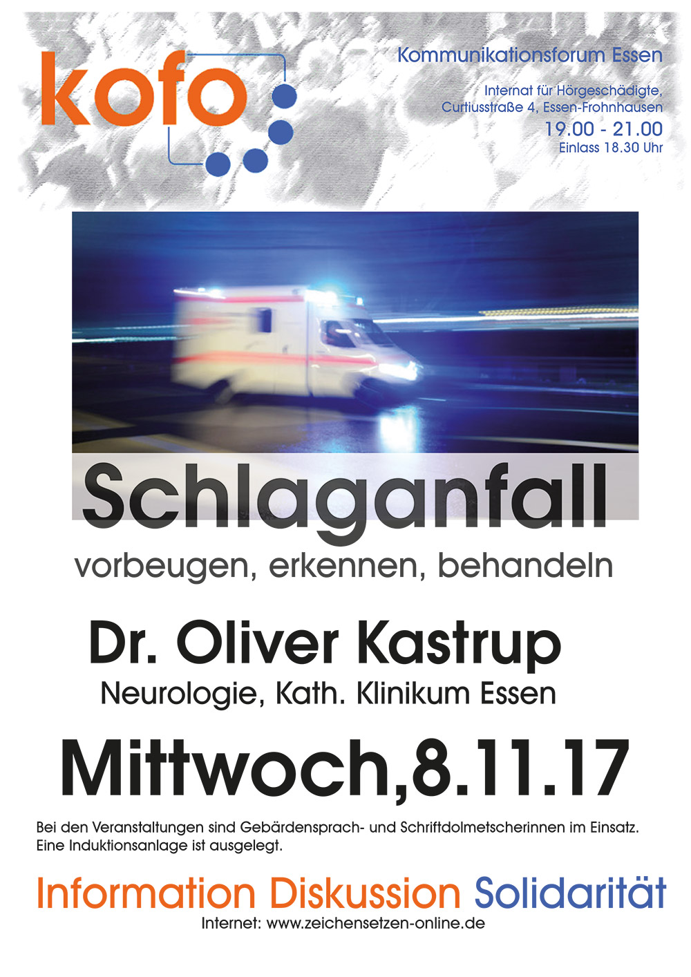 Schlaganfall vorbeugen, erkennen und behandeln