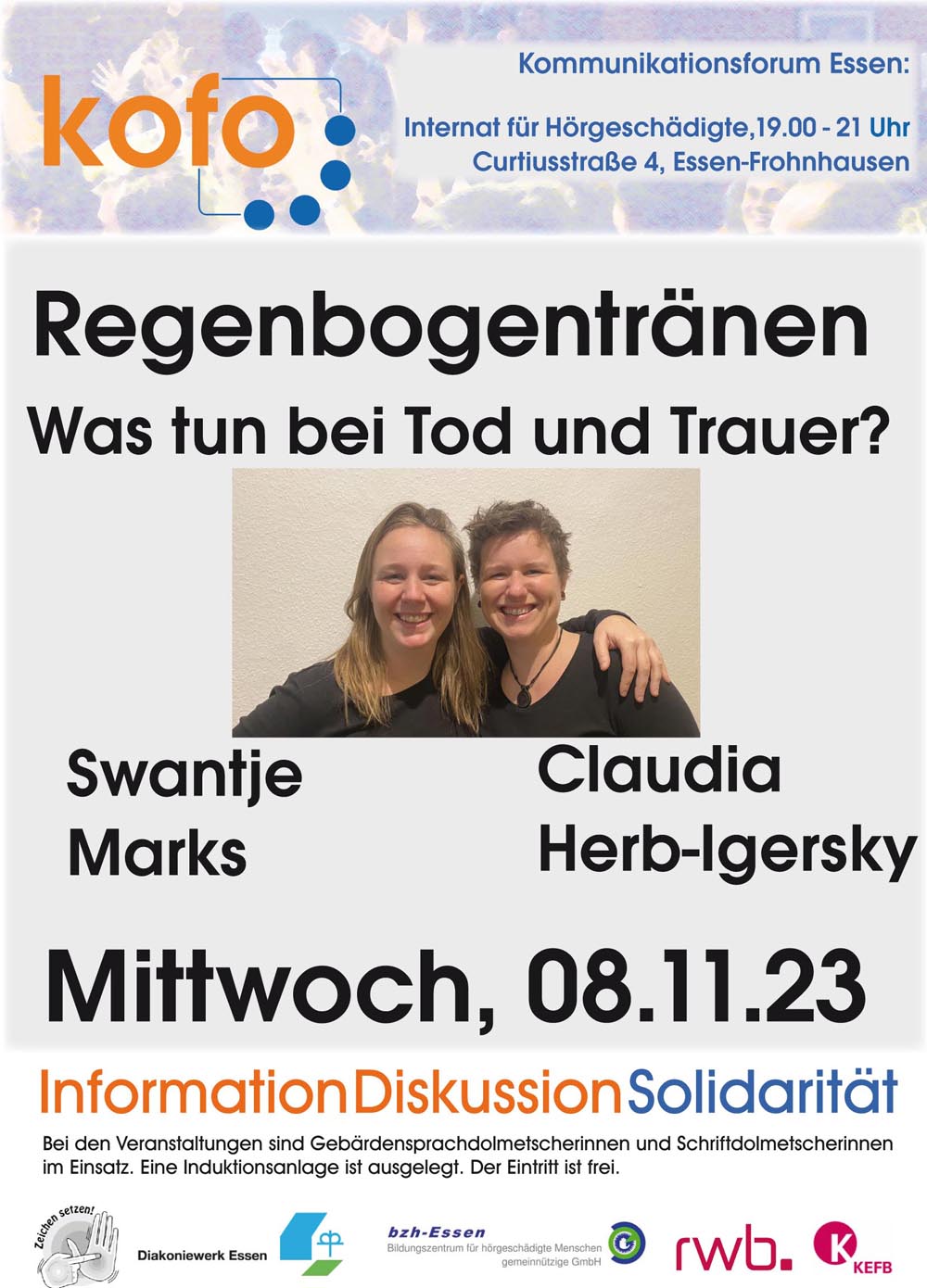 Regenbogentränen - Was tun bei Tod und Trauer?